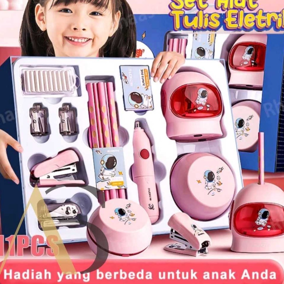 

Obral Berkualitas SET ALAT TULIS ELEKTRIK RAUTAN PENGHAPUS VACUUM PENSIL ELECTRIC STATIONERY SET