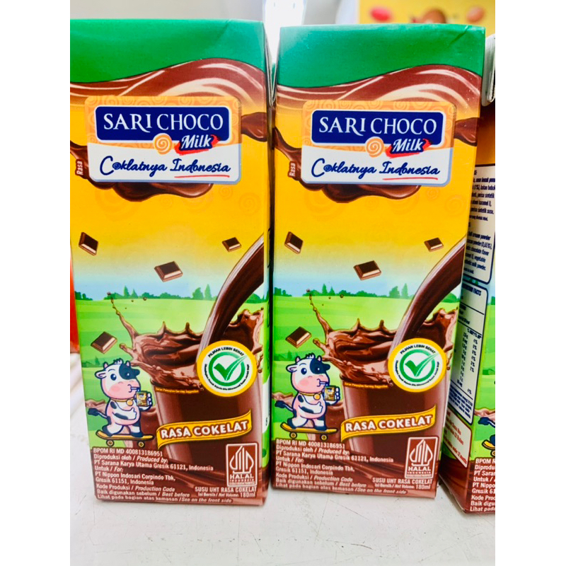 

sari choco milk choco milk 180ml