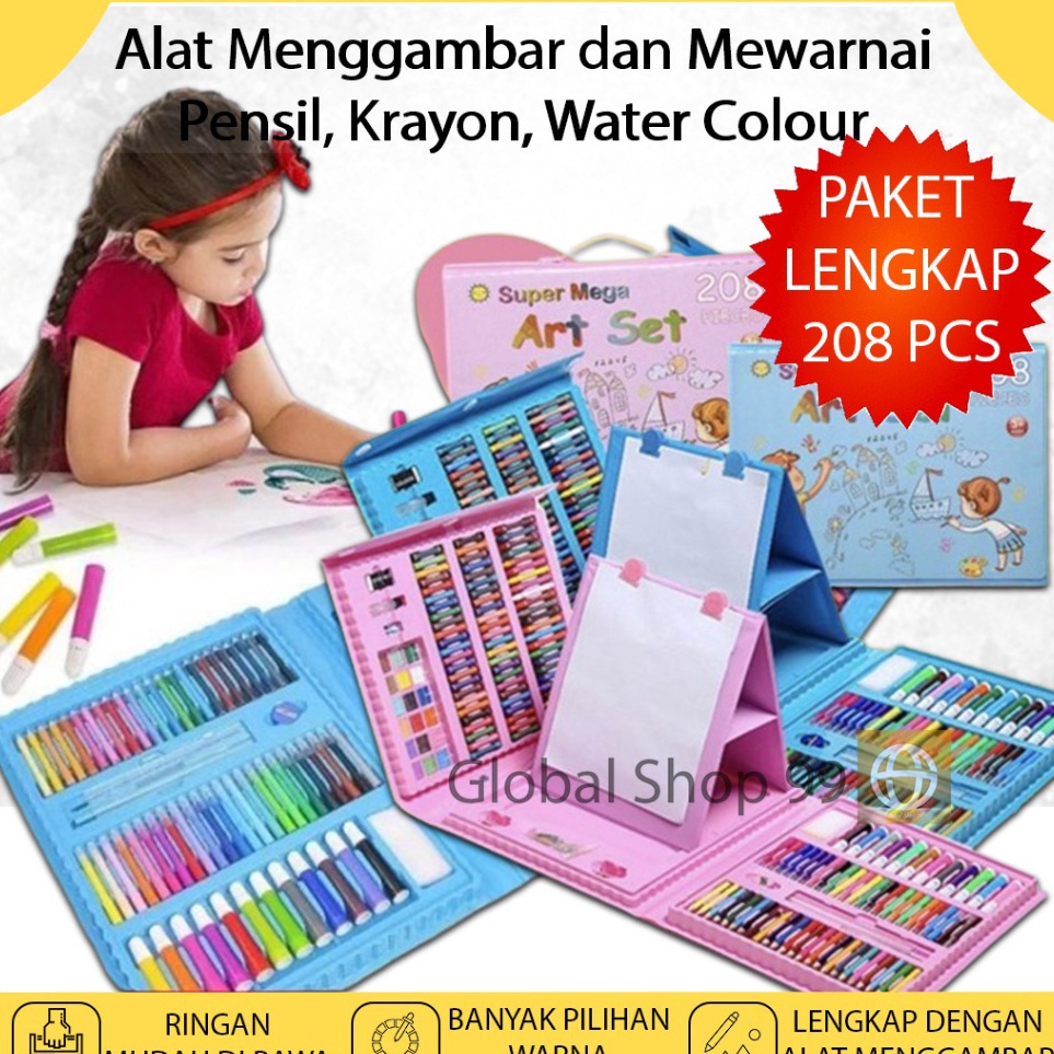 

Baru Irit Crayon Set 28 pcs Pensil Warna Lengkap Alat menggambar Mewarnai