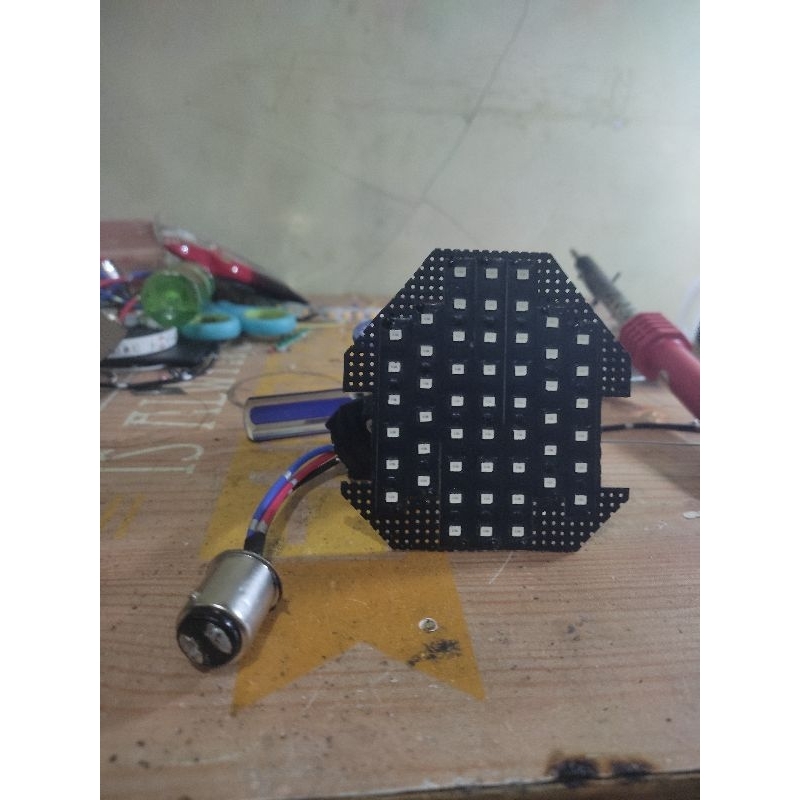 stoplamp running vario techno 110 karbu Wajib DC