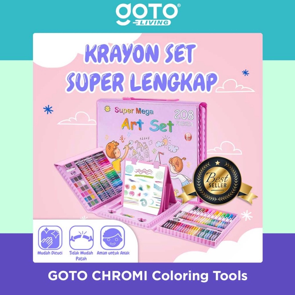 

Baru Meriah Goto Chromi Crayon Krayon Pensil Warna Set Kerayon Lengkap 15 28 Pcs