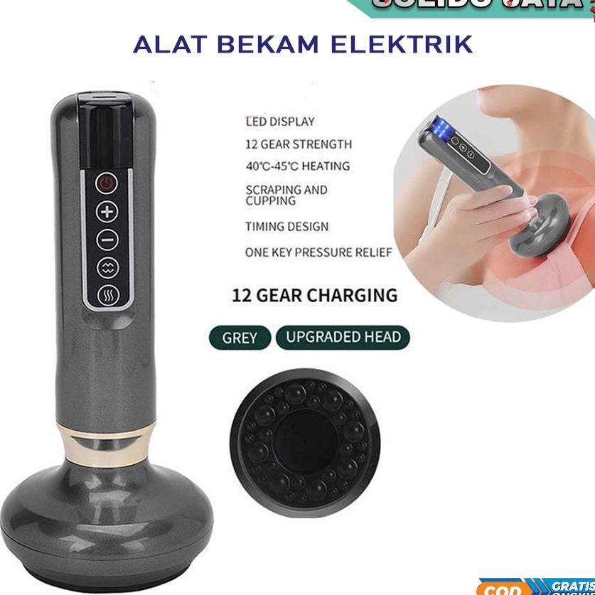 Paling Terjamin  Bekam Set Lengkap Alat Bekam Elektrik Kerokan Multifungsi Seluruh Badan Refleksi Ta
