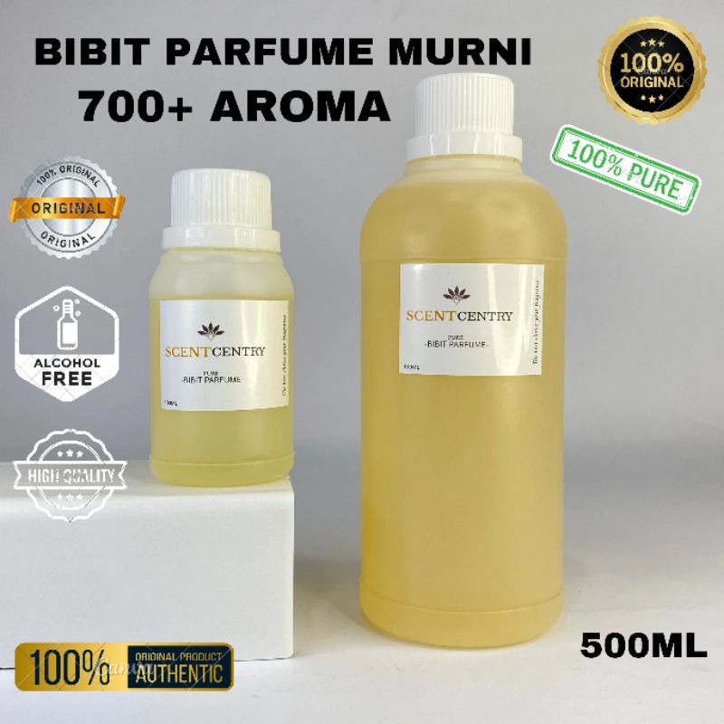Bibit Parfum Murni 500ML Aroma Terlengkap| Biang Parfum Murni| Parfum non Alkhohol (500ML) (04)