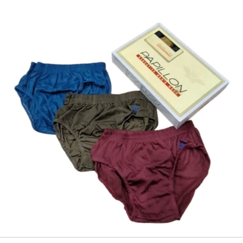 (1 Lusin)Celana Dalam Pria Papillon/CD Papillon 1 Lusin/CD Pria Papillon