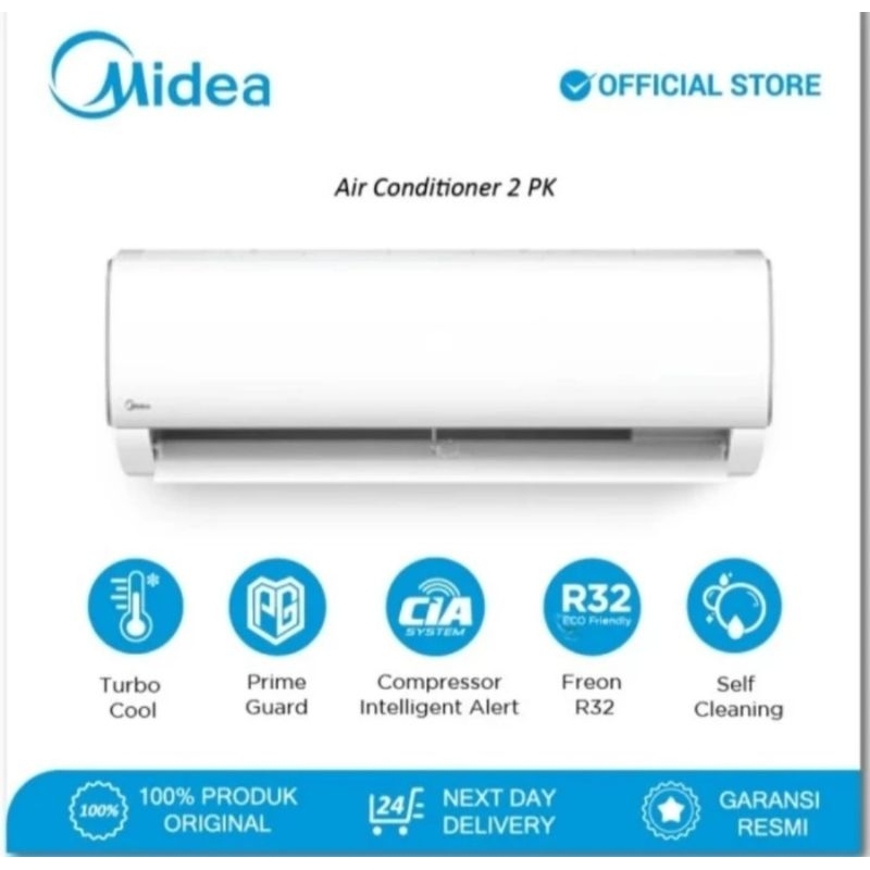 AC MIDEA 2PK STANDART MSAF-18CRN2 R32 SERIES MSAF-18CRN