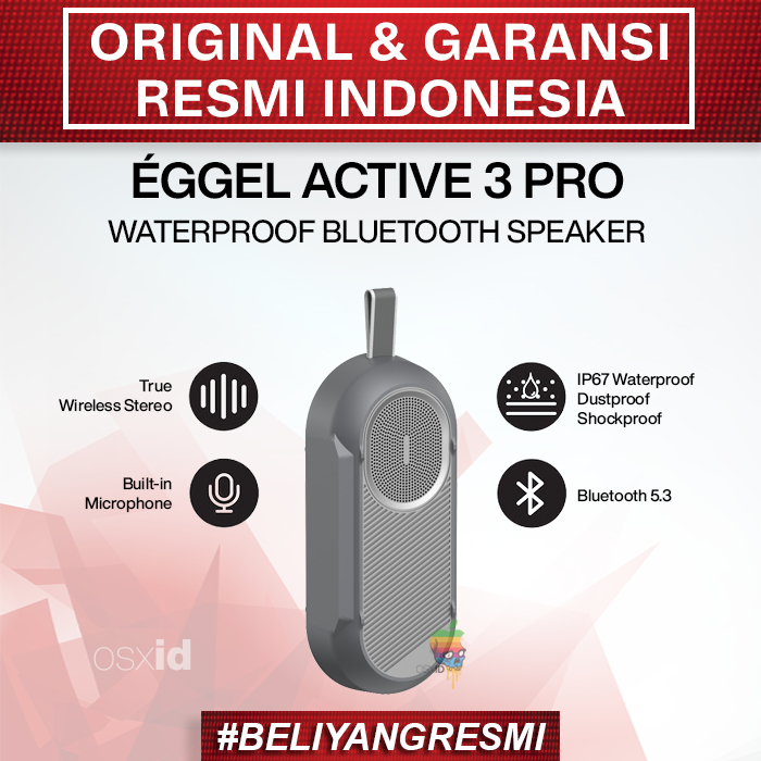 Eggel Active 3 Pro Waterproof Bluetooth Speaker
