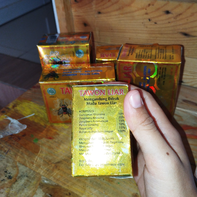 

TERLARIS TawOn Kun!ng gold (Liar) herbal alami asam urat
