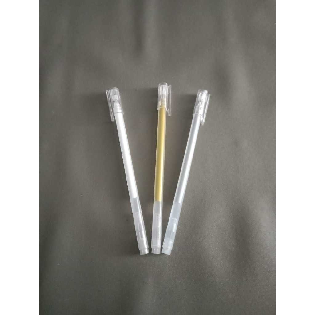 

Pulpen Tinta Warna 1 pcs Gel Pen/Warna Gold, Silver dan Putih