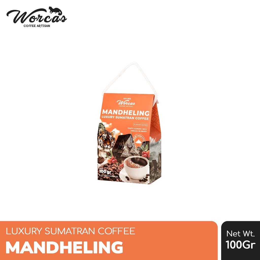 

WORCAS Mandheling 100gr Arabica Coffee