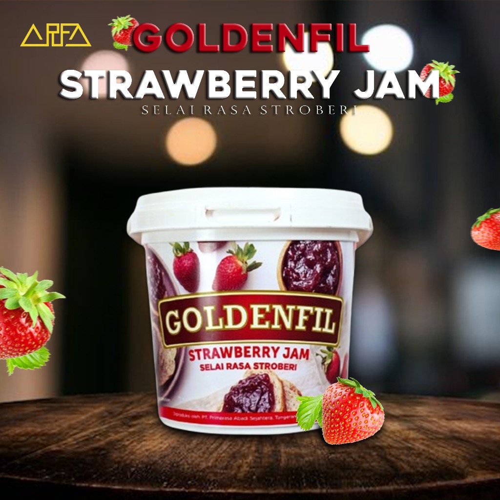 

Goldenfil Strawberry Jam Selai 1kg