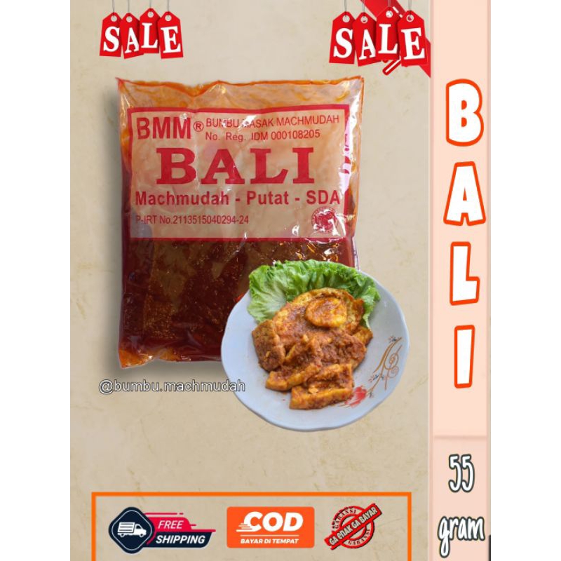 

Bumbu bali machmudah BMM 55gr