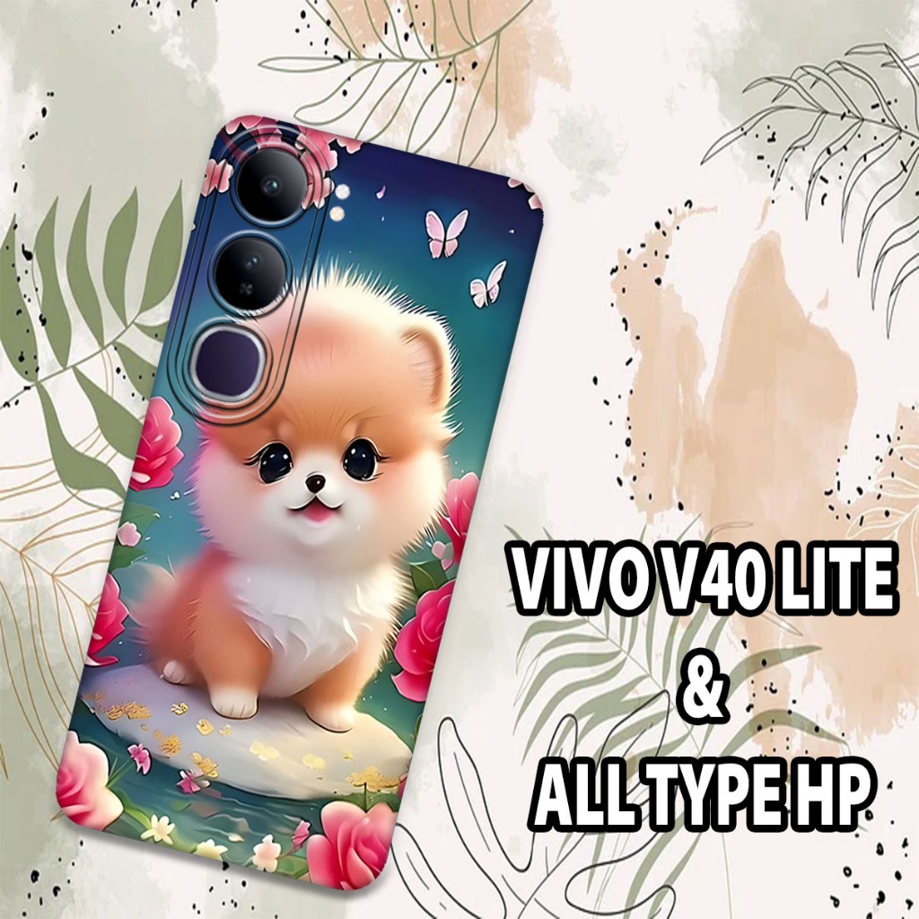 (GC26) Softcase karet Hp VIVO V40 LITE Terbaru 2024 | Case Motif Gambar Kucing | Case VIVO V40 LITE 