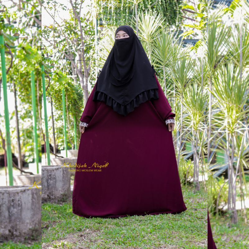 Gamis Abaya Polos Fortaleza premium