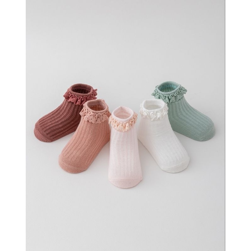 Kaos Kaki Bayi Korean Ruffle Kaos Kaki Bayi Anti Slip