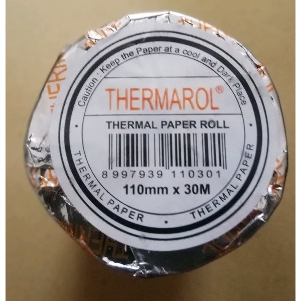 

Kertas Struk Thermal / Thermal Paper Roll - Thermarol 110 mm x 30 M *
