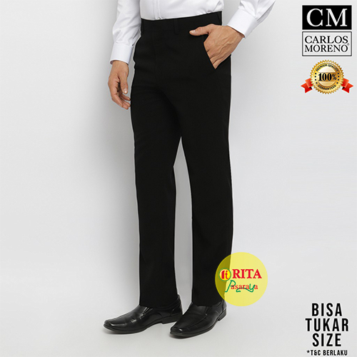 Carlos Moreno Celana Panjang Pria Formal Kantor SlimFit CJSF 82001