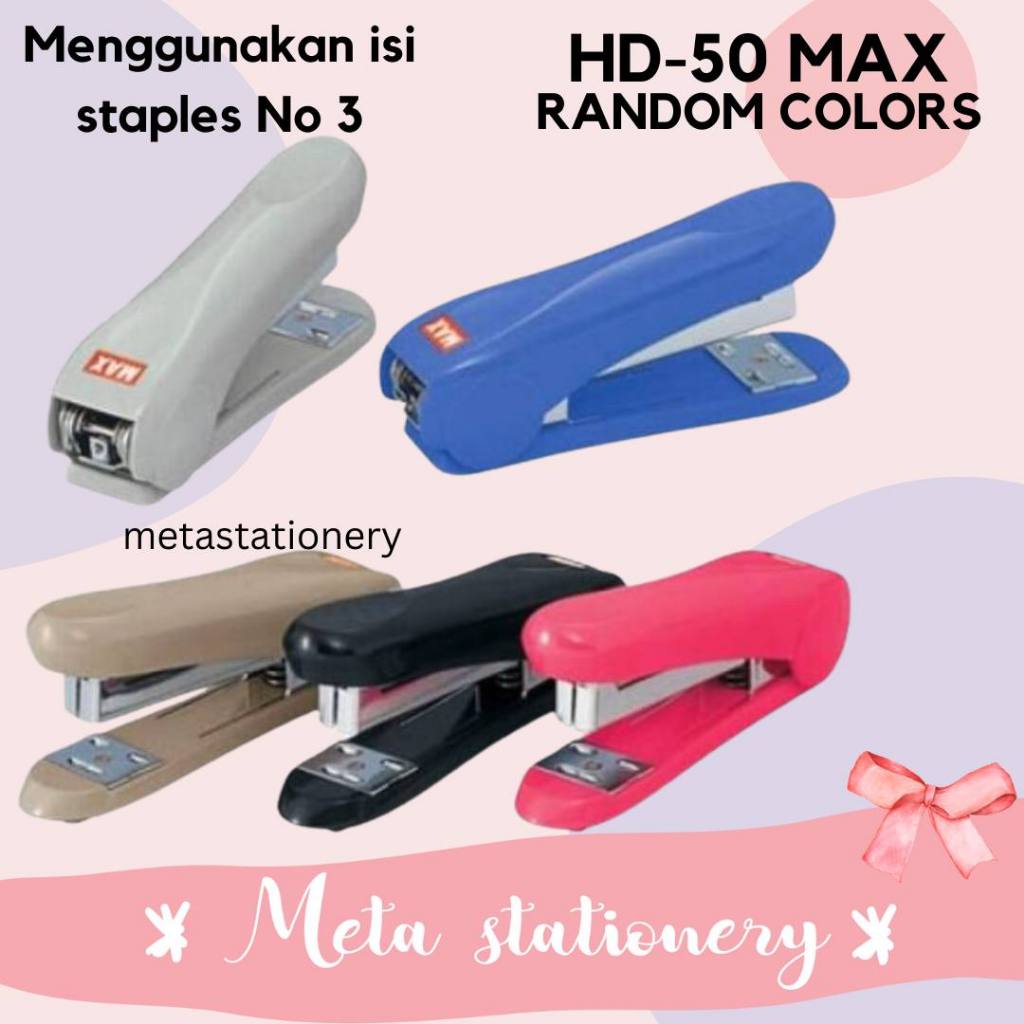 Staples / Stapler MAX HD-50 ( menggunakan isi No 3 )