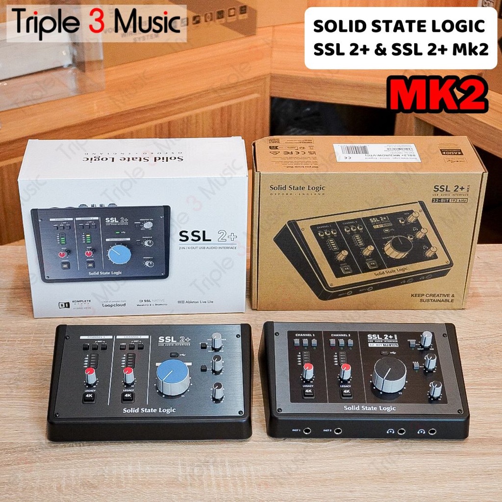 Solid State Logic SSL2+ ssl 2 plus USB Soundcard Interface ORIGINAL