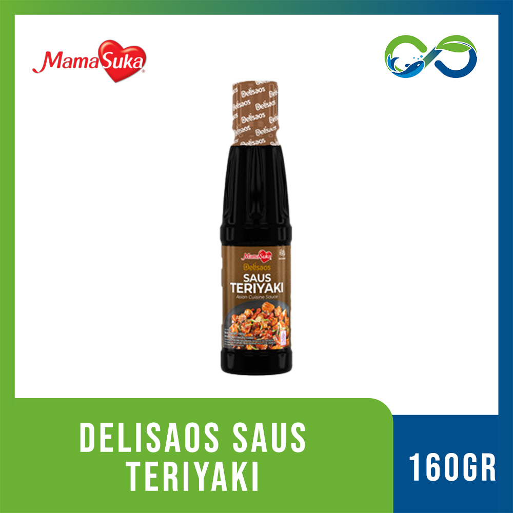 

[AquaEcoFarm] MAMASUKA DELISAOS SAUS TERIYAKI SAUS MAMA SUKA 160gr 320gr BANDUNG