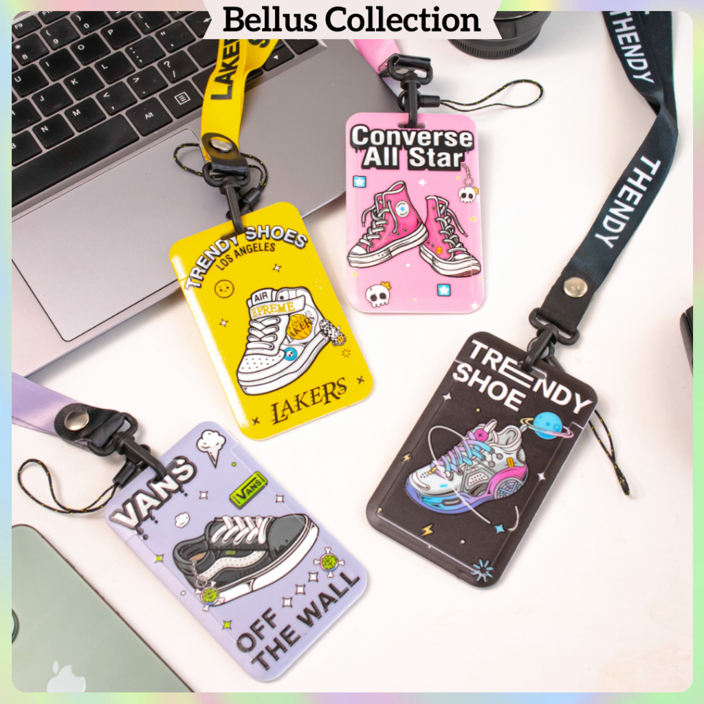 

LANYARD NAME TAG CARD HOLDER TALI GANTUNGAN ID CARD ✨MODEL TRENDY✨ ID CARD PREMIUM LANYARD PVC CASE
