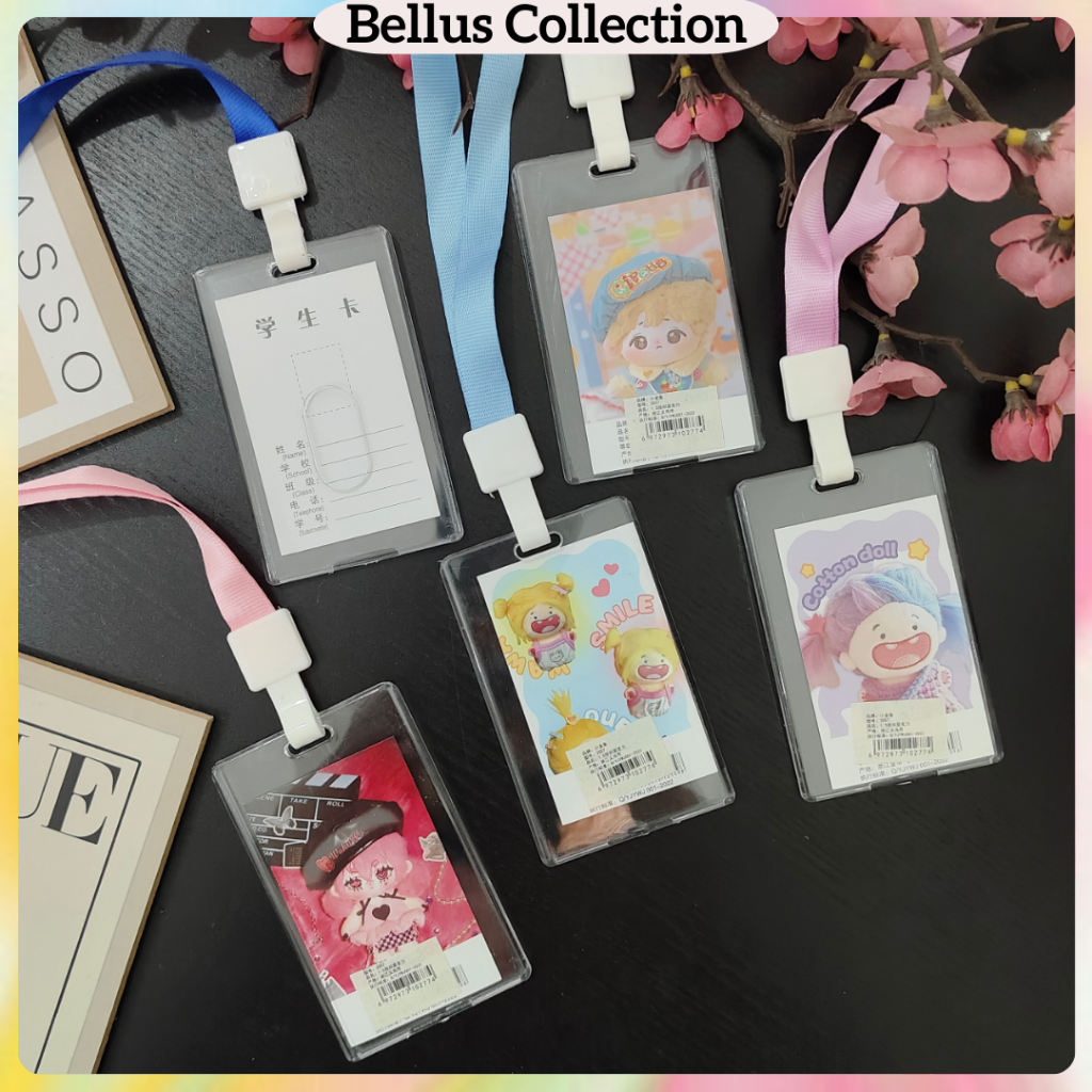 

LANYARD NAME TAG CARD HOLDER CASE✨KAWAI CARTOON✨ TALI GANTUNGAN ID CARD MODEL PVC CARD