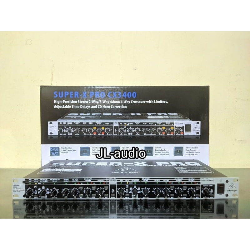 Crossover Active Behringer super x pro cx3400 4way/CX3400/CX 3400