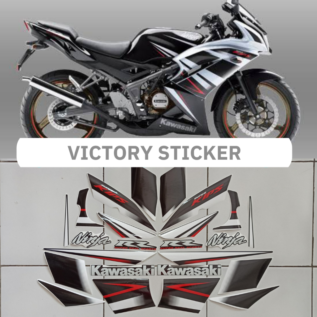 Striping Ninja RR SE 2015 HITAM PUTIH