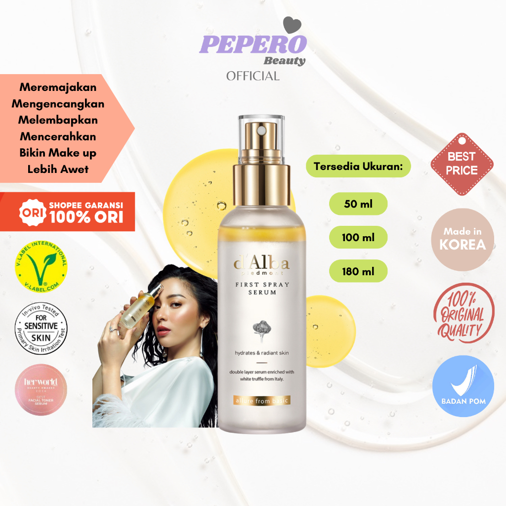 D'ALBA White Truffle First Spray Serum 50ml | 100ml | 180ml