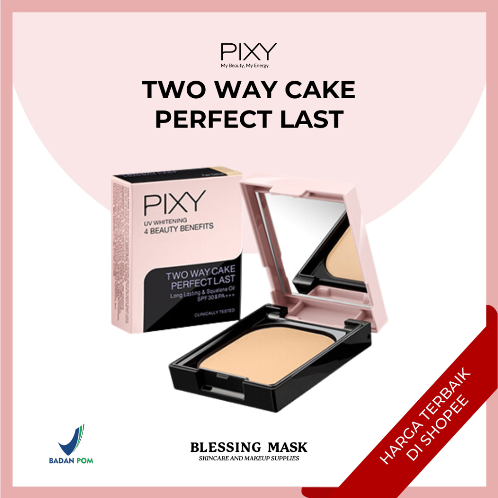 PIXY TWC Perfect Last 4 Beauty Benefits | Two Way Cake | Bedak Wajah SPF 30 & PA+++