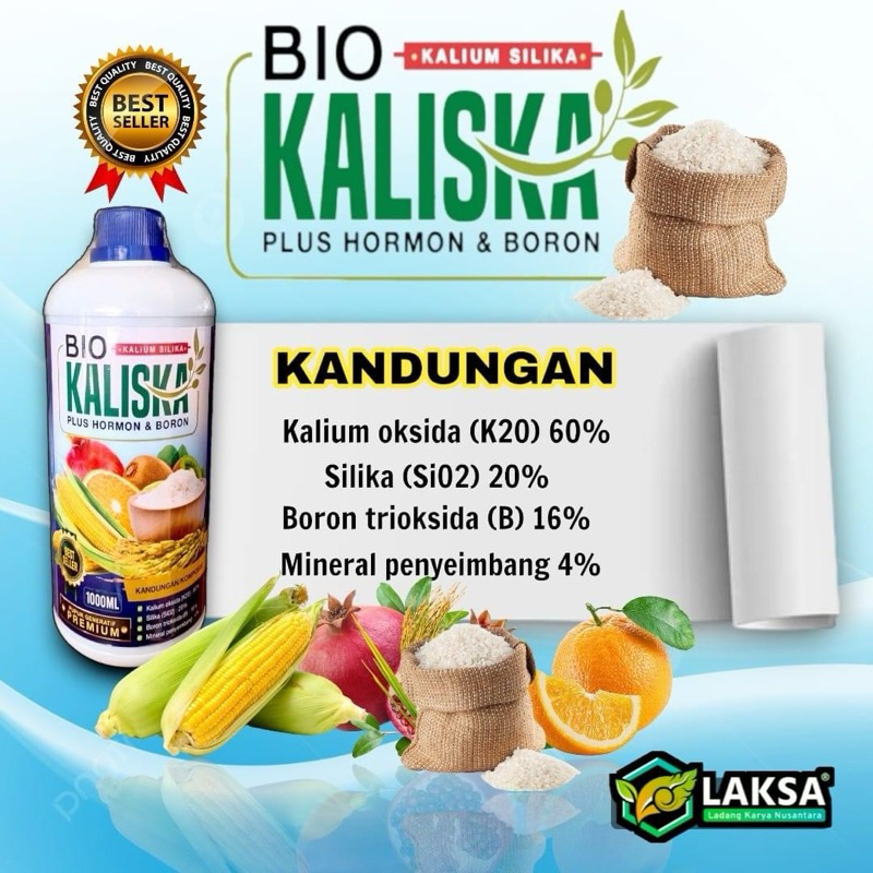 Pupuk Kaliska Kalium Silika