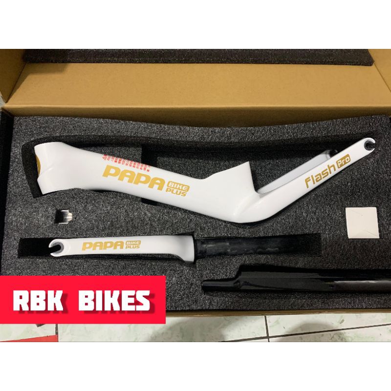 Frame Sepeda Pushbike Kompetisi Papa Bike Flash Pro Carbon