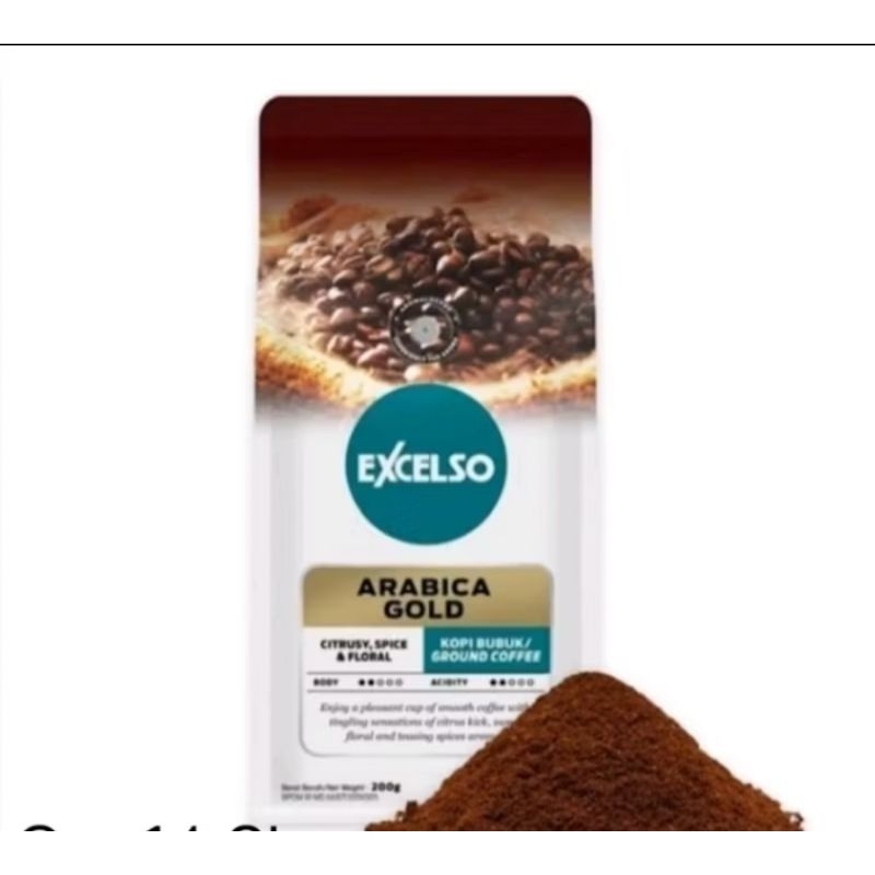 

Excelso Arabica Gold 200gr pouch