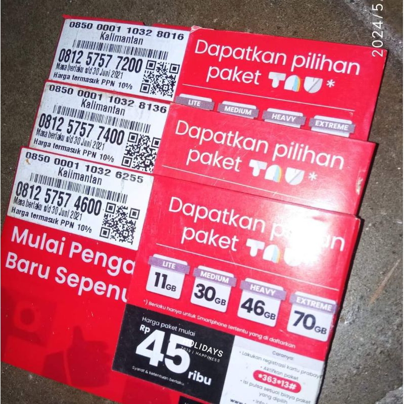 SIMPATI SERI ABAB 5757 RATUSAN SERI RATUSAN