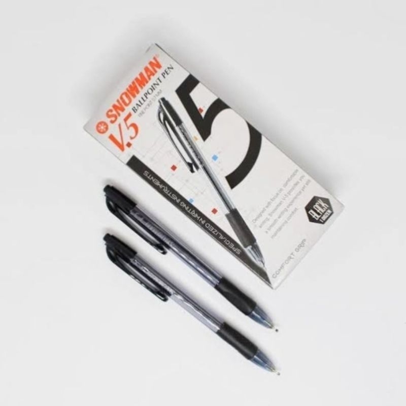 

D3W! Pulpen Snowman V5 0.7 mm Semi Gell 1 Lusin