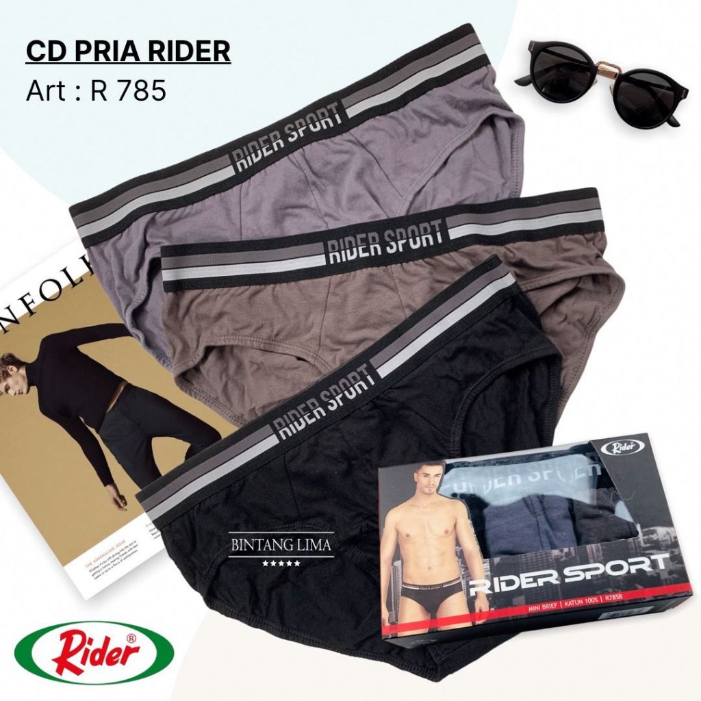 CELANA DALAM PRIA RIDER SPORT MINI BRIEF