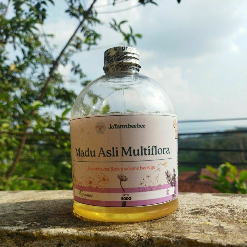 

Madu multiflora asli by Ja'farm bee bee |Kemasan Nanggung| 500gram