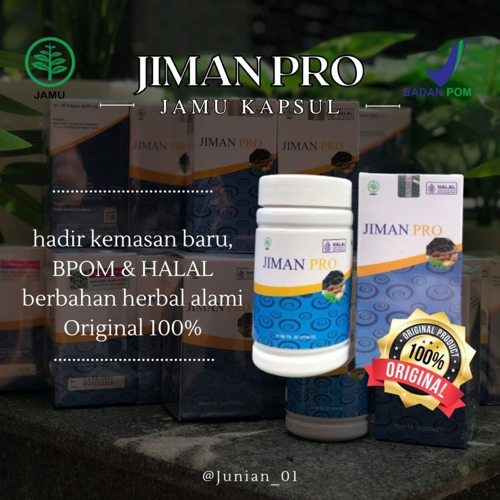 KAPSUL JIMAN PRO ORI DISTRIBUTOR RESMI JIMAN PRO HERBAL