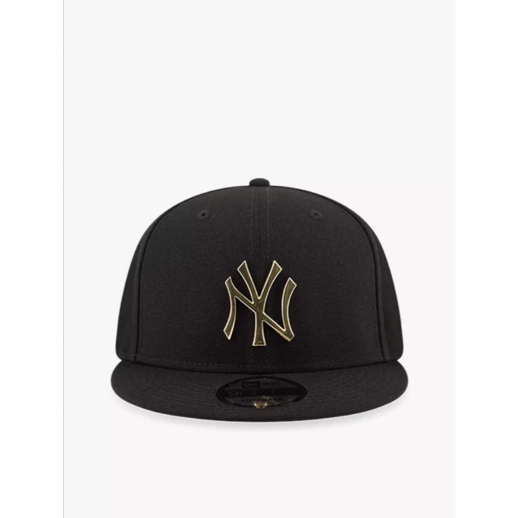 Topi New Era 950 9Fifty MLB New York Metal Badge Gold Snapback Cap