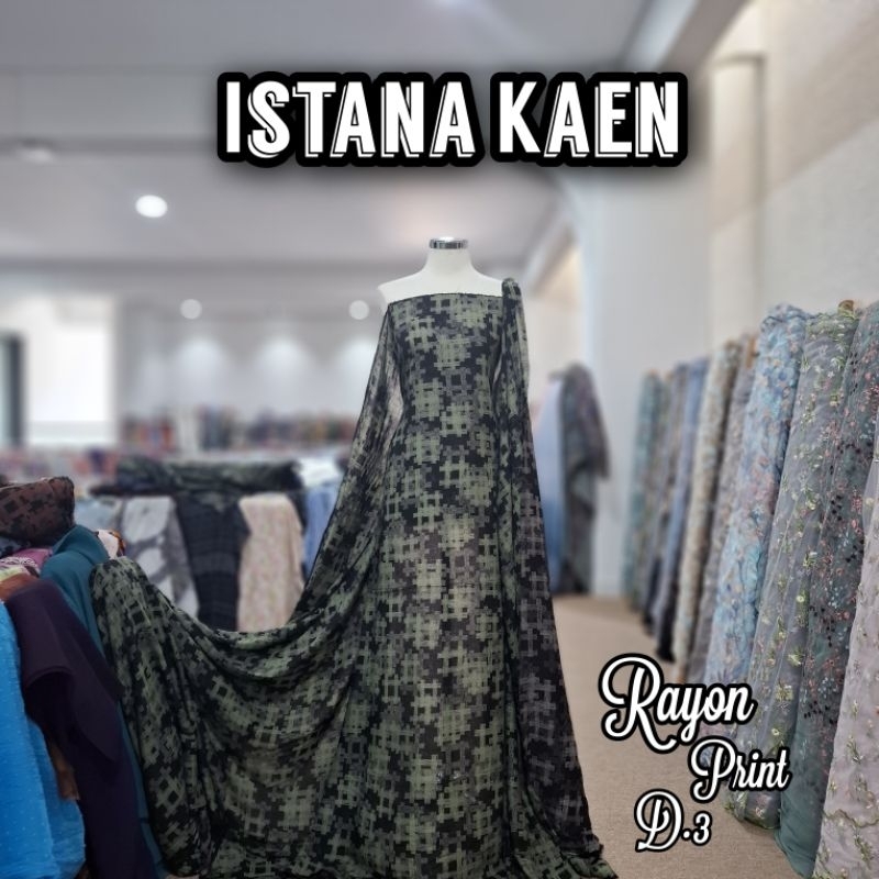 Bahan Katun Rayon Print | Bahan Katun Rayon | Rayon Print | Viscose -ISTANAKAEN