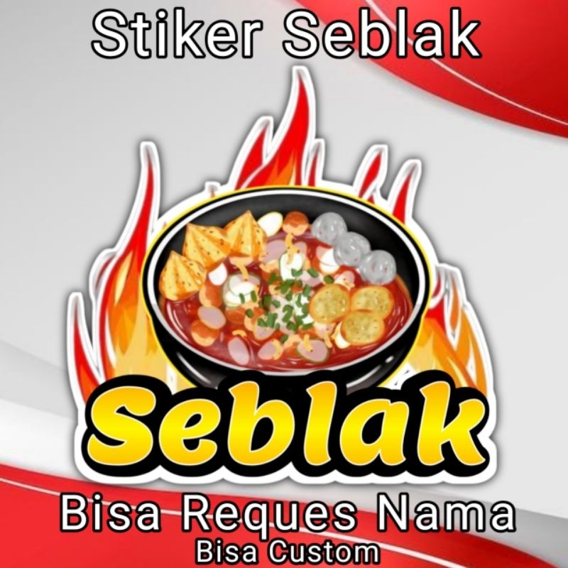 

Stiker Seblak |Stiker Gerobak Jualan