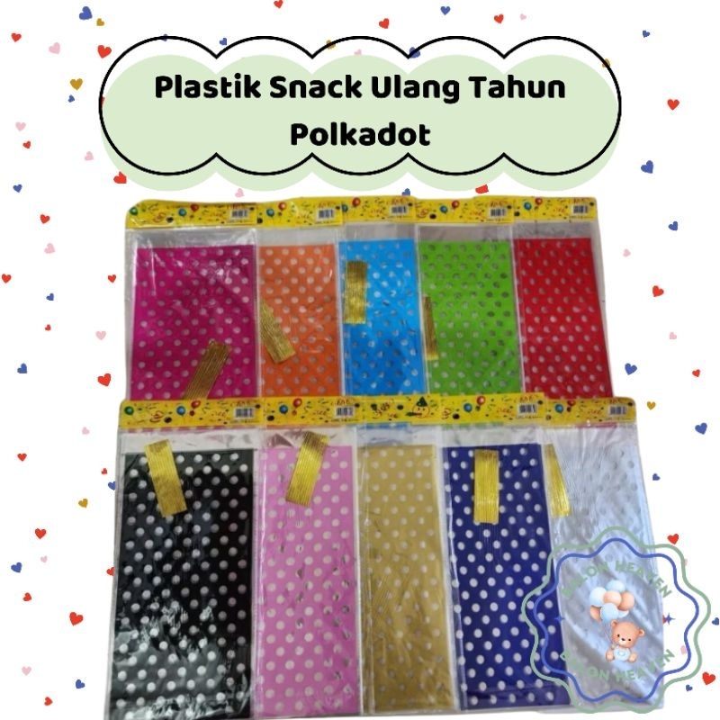 

Plastik Snack Ulang Tahun Motif Polkadot
