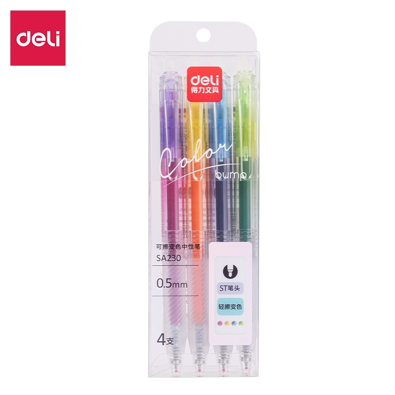 

Deli Pulpen Gel Bisa Dihapus / Erasable Gel Pen 0.5mm SA230