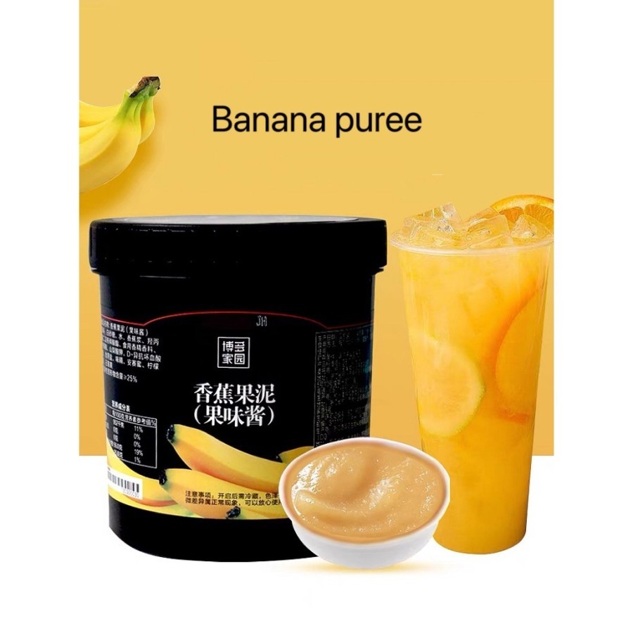 

Boduo Banana Puree Flavored Jam - Pisang Selai 1300 gram