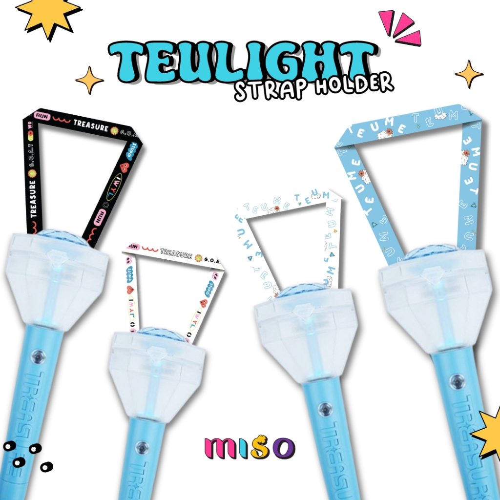 READY STOCK [Treasure Concert Kit] Lightstick Teulight Strap Holder / Tali Lightstick / Lightstick S