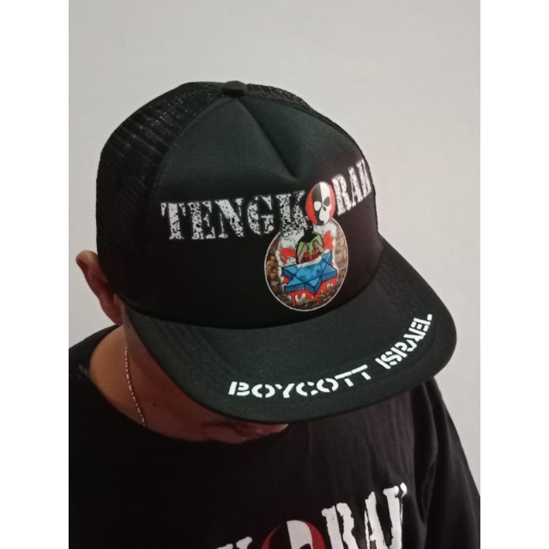 TENGKORAK TRUCKER SNAPBACK "BOYCOTT ISRAEL"
