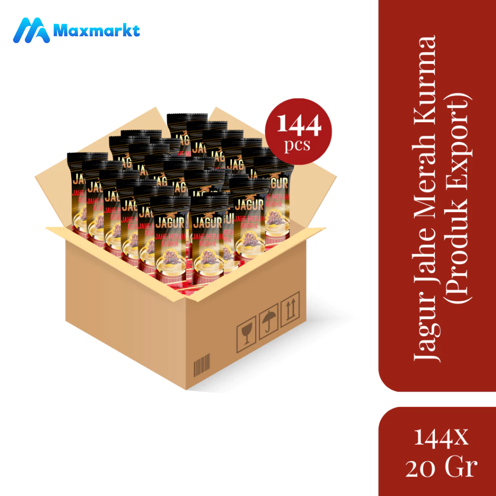 

JAGUR Jahe Merah Kurma 144 Sachets (1 karton)