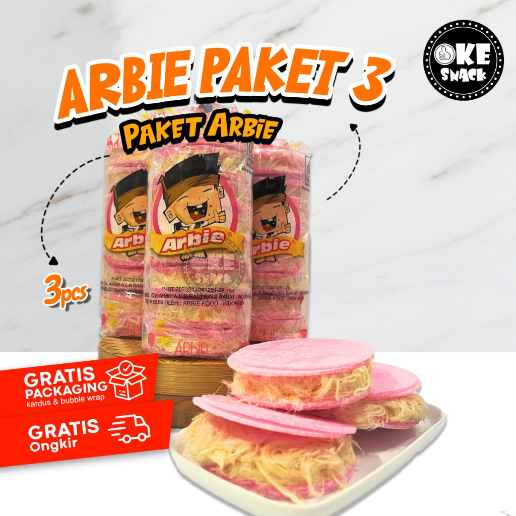 

Paket Arbie Arumanis isi 3pcs