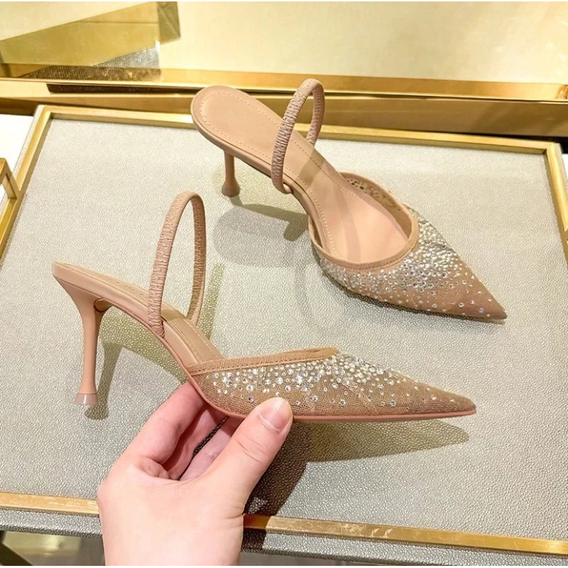 Sepatu Heels Wanita ZR Sepatu Heels Pesta Mewah Wanita Sepatu Heels Kondangan Terbaru Heels Pesta