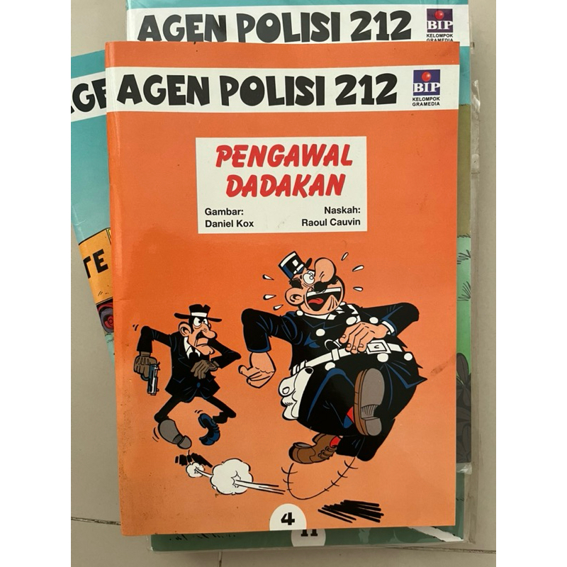 preloved buku komik agen polisi 212