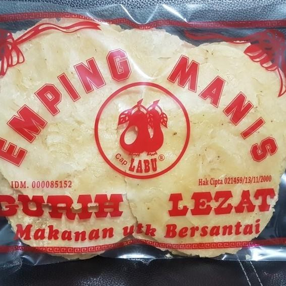 

EMPING MANIS MENTAH CAP LABU KEMASAN 300GRAM